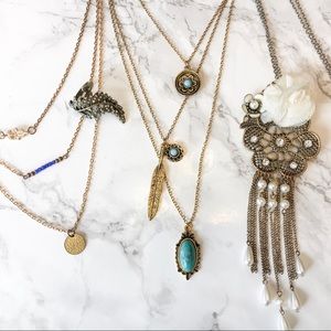 2 FOR $15!!! Boho Jewelry - 3 Necklaces & 1 Ring